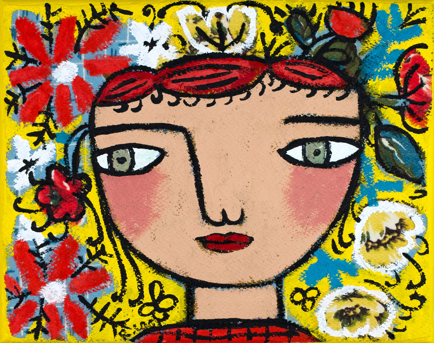 Painting on canvas, 20x25cm