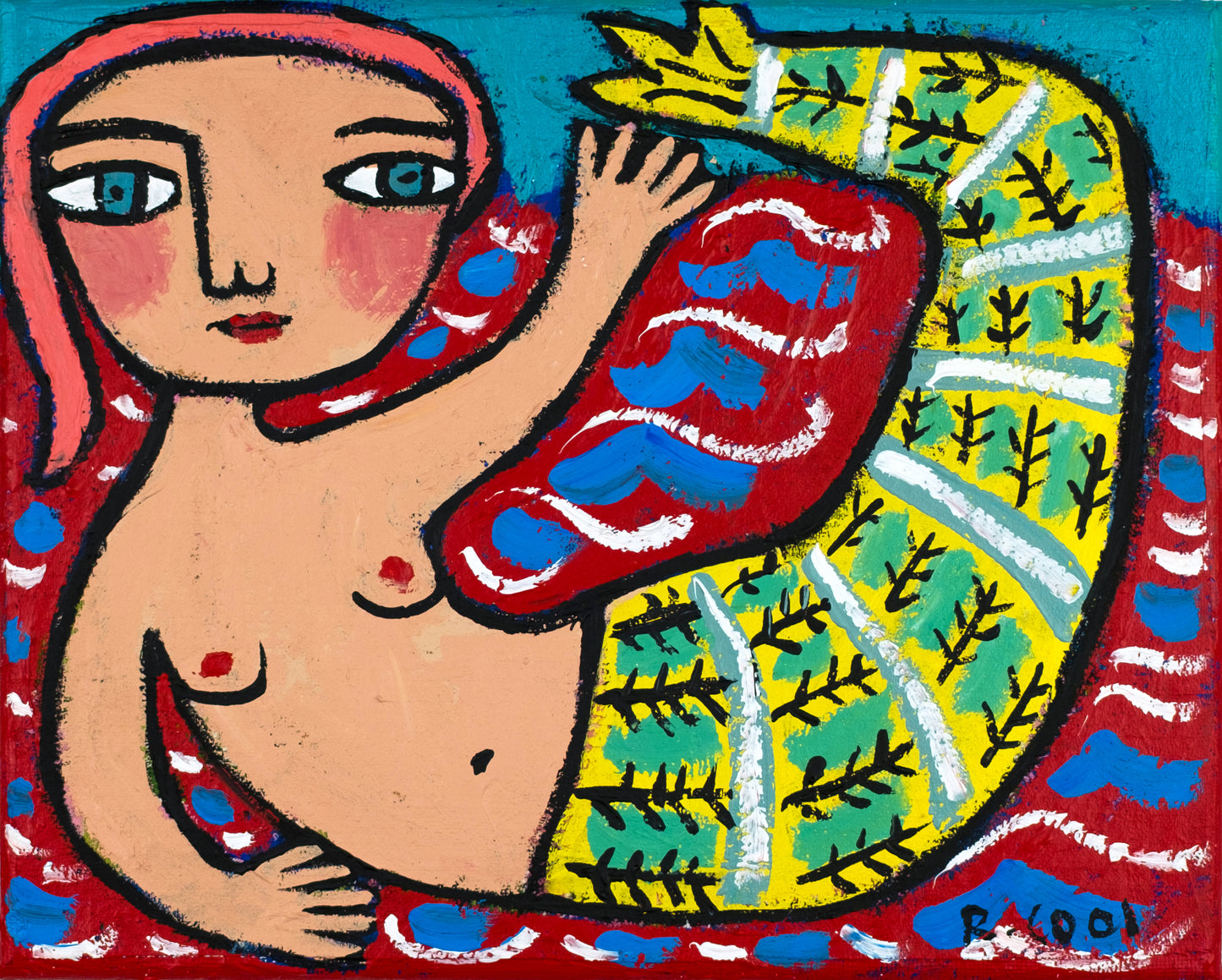 Painting on canvas, 20x25cm
