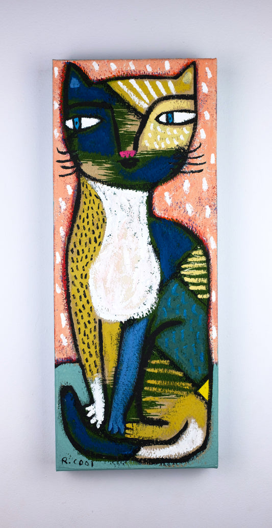 Painting on canvas, 50x20cm