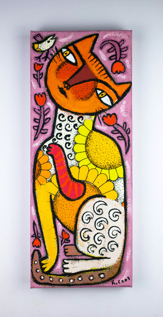 Painting on canvas, 50x20cm