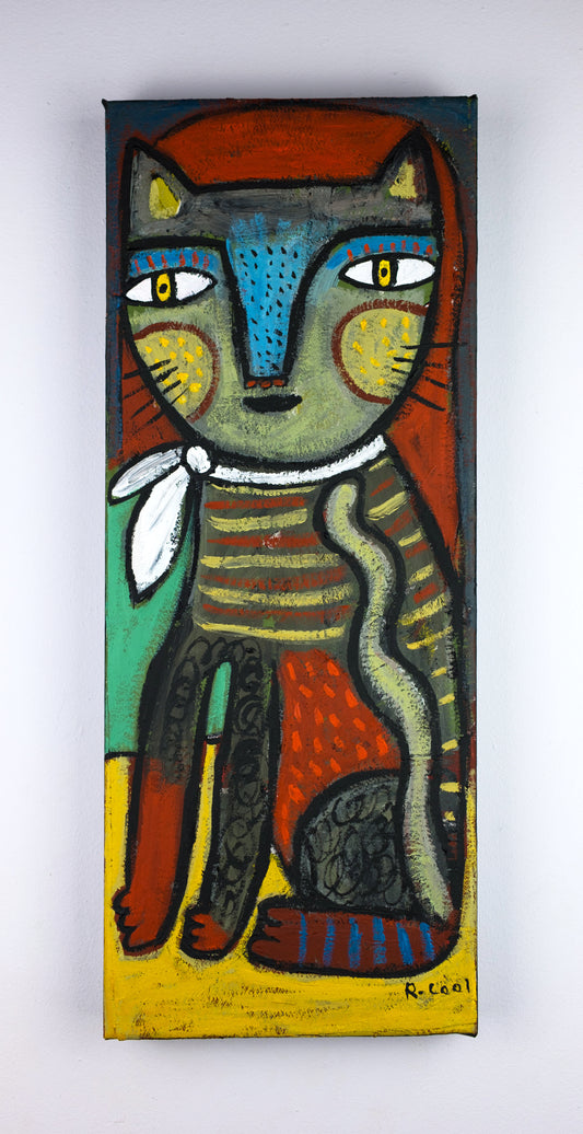 Painting on canvas, 50x20cm