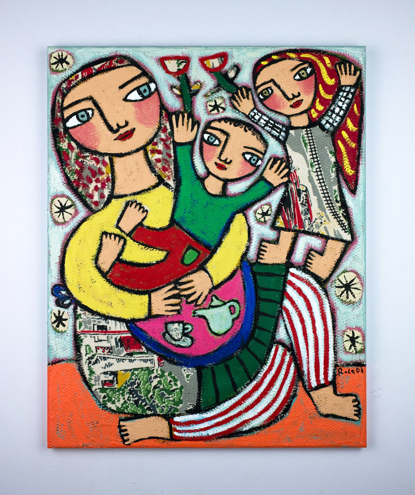 Painting on canvas, 51x41cm