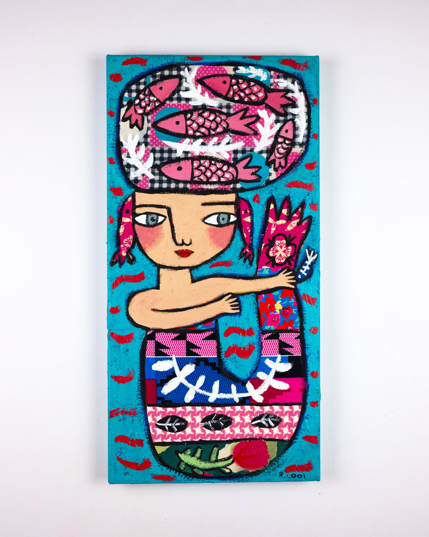 South Pacific Mermaid, 51x26cm