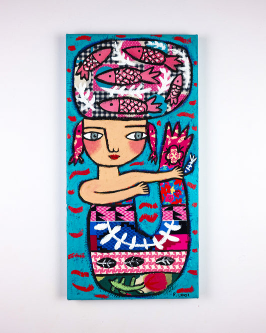 South Pacific Mermaid, 51x26cm