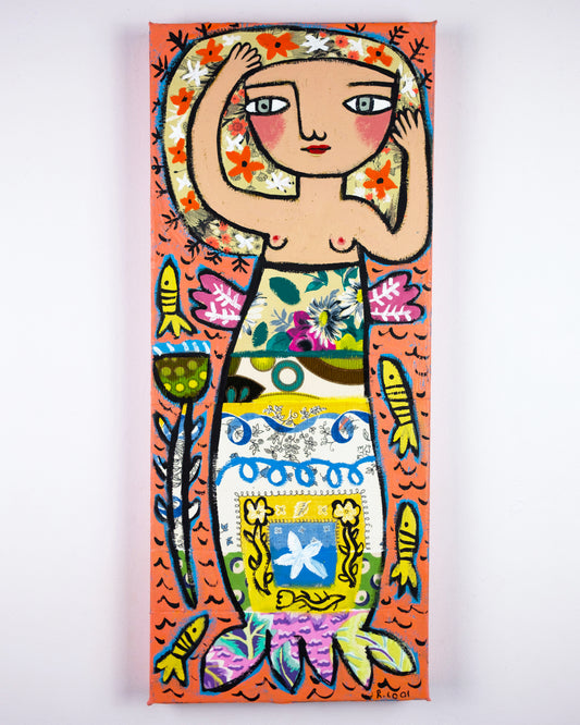 Celtic Sea Mermaid, 61x26cm