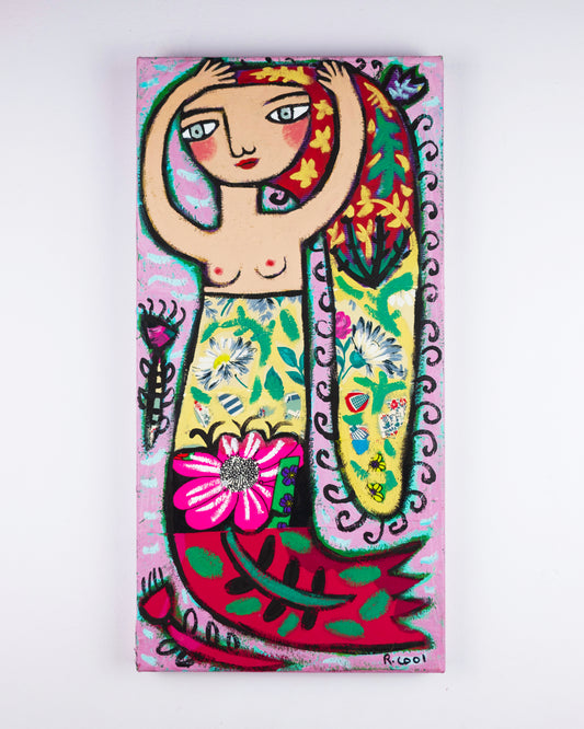 Coral Sea Mermaid, 51x26cm