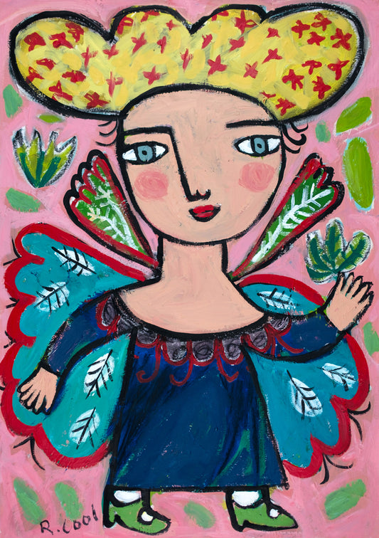 Dame Pixie, 42x30cm
