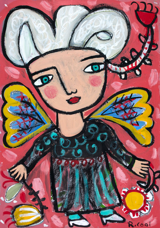 Elder Pixie, 42x30cm