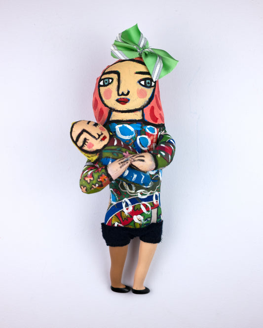 Fashionable Mother Soft Sculpture