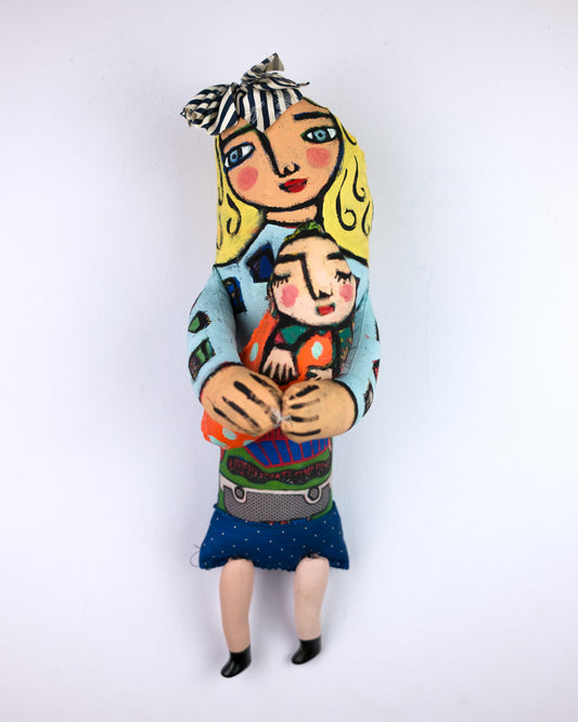 Serene Mother Soft Sculpture